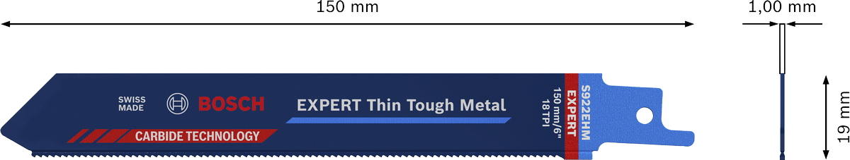 EXPERT Thin Tough Metal S922EHM