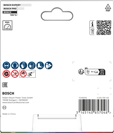 Bosch Multi Material Diamond Cutting Disc 115 mm packaging.