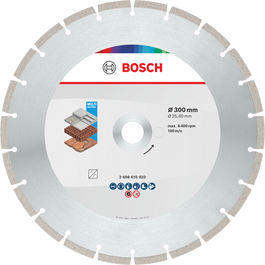 Bosch Multi Material Diamond Cutting Disc, 300 mm.