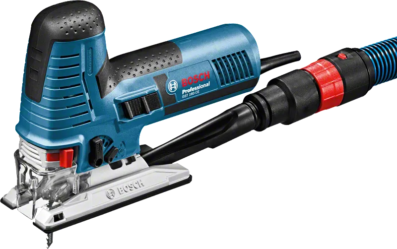 Bosch GST 160 CE sticksåg med 800 W ingångseffekt.