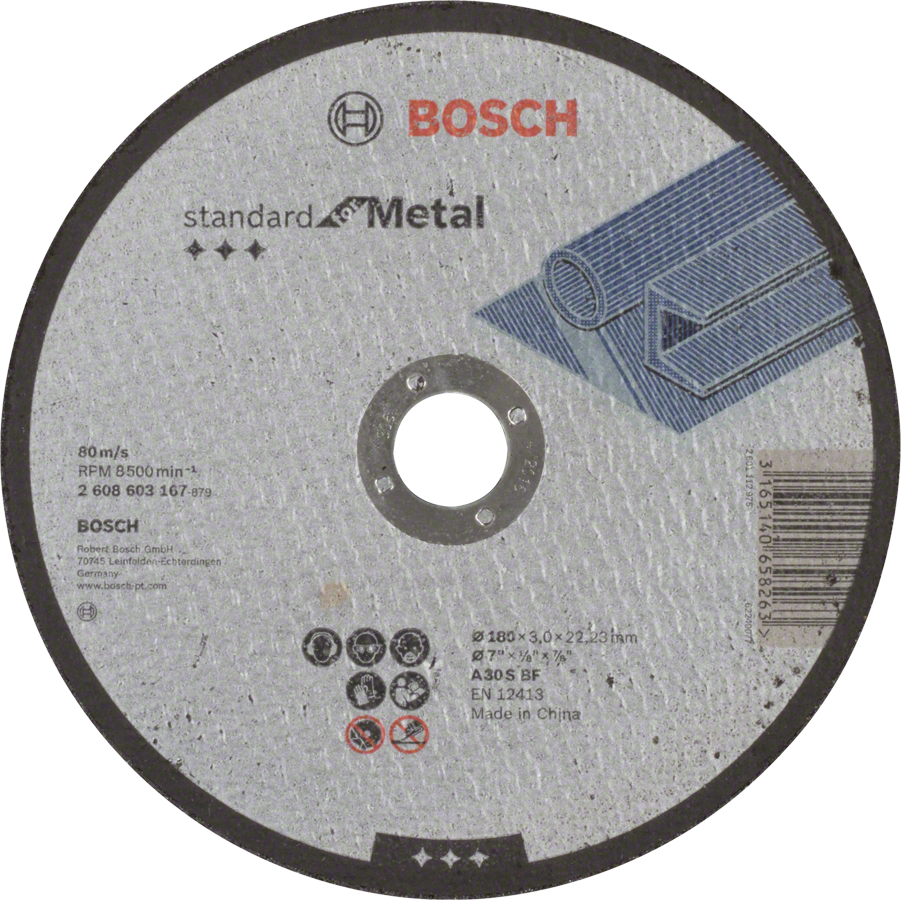 Bosch Standard för metall rak kapskiva 180 mm.