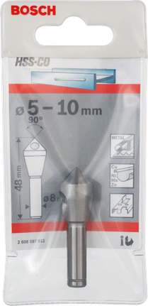 Bosch snedställd försänkningsborr 5–10 mm.