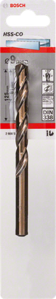 Bosch 9 mm HSS-Co metallborr 125 mm.