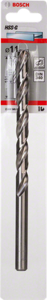 Bosch 11 mm HSS-G metallborr DIN 340.