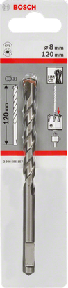 Bosch 8 mm 120 mm pilotborr.