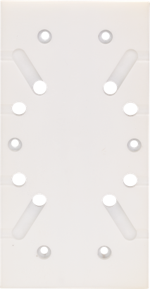 Bosch slipplatta 93x185 mm med flera hål.