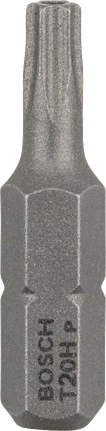 Bosch T20H Security-Torx skruvmejselbits, extra hård.