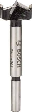 Bosch gångjärnsfräs med TC-beläggning, 25 mm diameter.