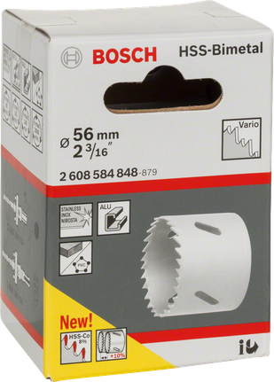 Bosch HSS bimetallhålsåg 56 mm.