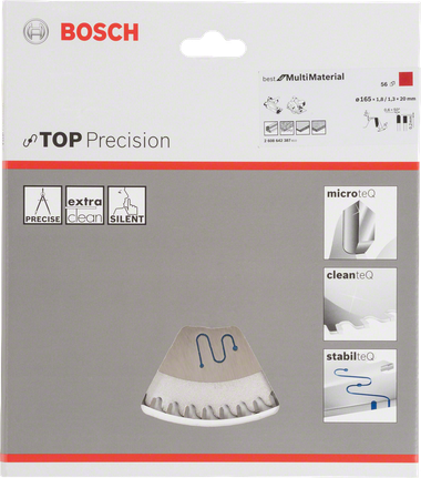 Bosch Top Precision Best för Multi Material sågblad 165×1,8×20 mm.