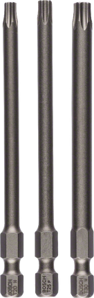 Bosch 3-delad extra hård skruvmejselbitssats T20 T25 T30.