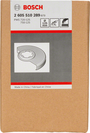 Bosch 125 mm skyddsskydd.