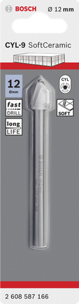 Bosch 12 mm CYL-9 kakelborr.