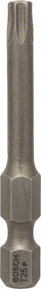 Bosch skruvmejselbits extra hårt T25 49mm.