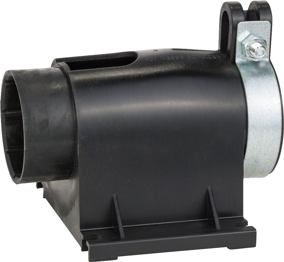 Bosch vattenpumpshållare med robust klämma.