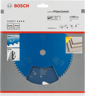 Bosch Expert för fibercement cirkelsågblad 165 mm.