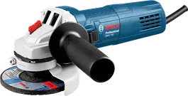 Bosch GWS 750 vinkelslip med ergonomiskt sidohandtag.