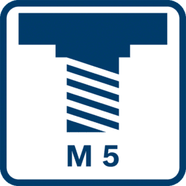Slipspindel gänga M 5 