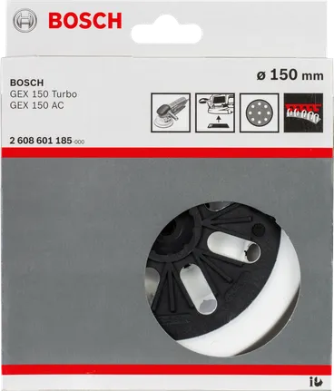 Bosch 150 mm slipplatta för GEX 150 Turbo och GEX 150 AC.