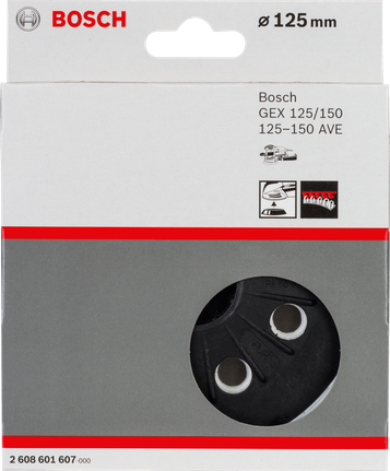 Bosch 125 mm slipplatta.