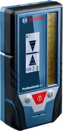 Bosch LR 7 lasermottagare med display och kontrollknappar.