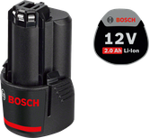 Bosch 12V 2,0Ah litiumjonbatteri.