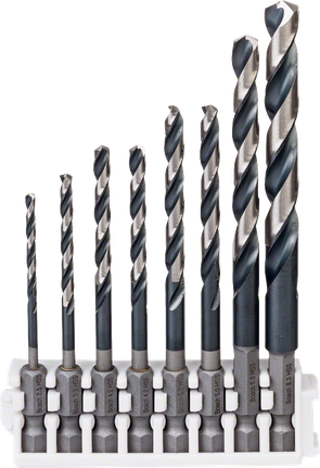 Bosch 8-delars Impact Control HSS-borrsats.