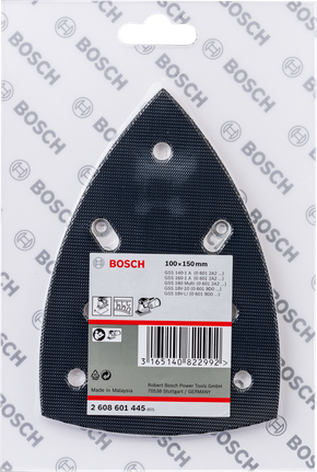 Bosch slipplatta 100x150mm för multislipmaskiner.