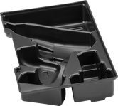 Bosch -inlägg för förvaring och organisering av verktyg.