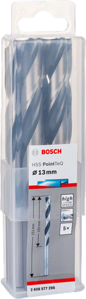 Bosch HSS PointTeQ 13,0 mm borrsats.
