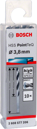 Bosch HSS PointTeQ 3,8 mm borr.