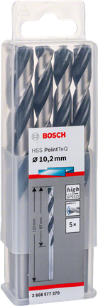 Bosch HSS PointTeQ 10,2 mm borr.