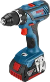 Bosch GSR 18V-28 sladdlös borrmaskin med 18V-batteri.