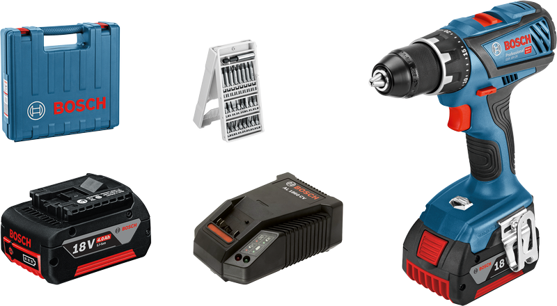 Bosch GSR 18V-28 sladdlös borrmaskin med batteri.