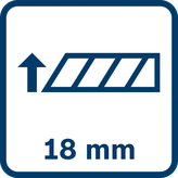 Bosch universalkniv med utdragbart blad.