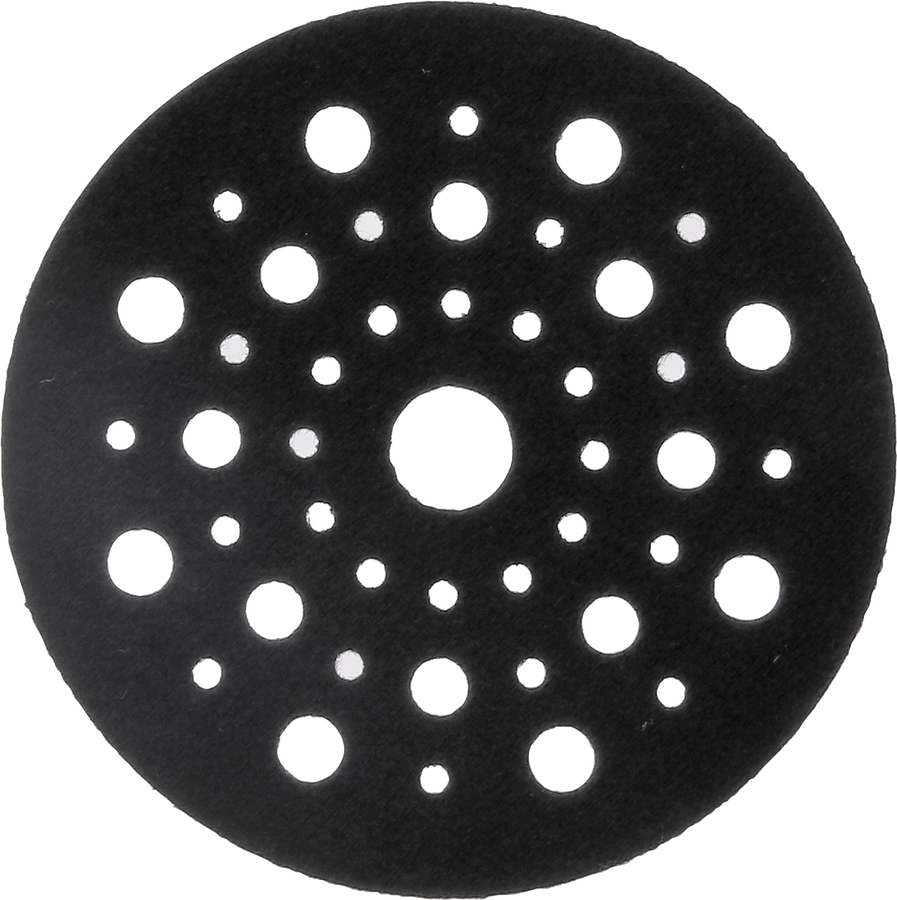 Bosch slipplatta med flera dammutsugshål.