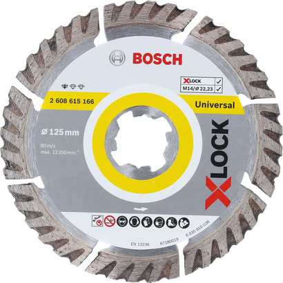Bosch X-LOCK universal diamantkapskiva 125 mm.