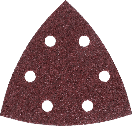 Bosch deltaslippapper med sex dammutsugshål.