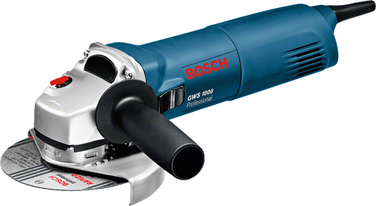 Bosch GWS 1000 vinkelslip med sidohandtag.