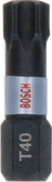 Bosch Impact T40 25 mm sexkantsskruvmejselbits.