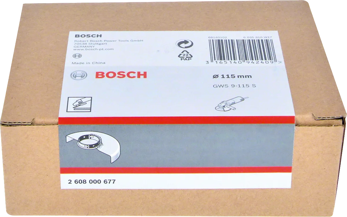 Bosch slipskydd 115 mm.