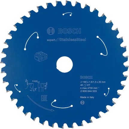 Bosch Expert för cirkelsågblad i rostfritt stål, 160 mm.
