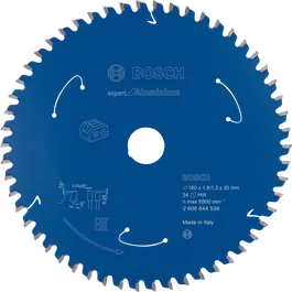 Bosch Expert för aluminium cirkelsågblad 160 mm 54 tänder.
