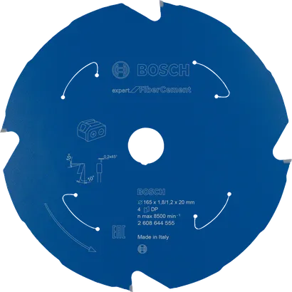 Bosch Expert för fibercement cirkelsågblad 165 mm.