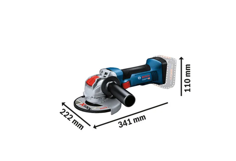 Bosch GWX 18V-8 sladdlös vinkelslip med X-LOCK.