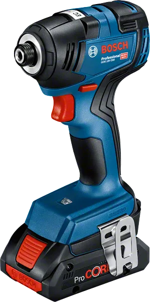 Bosch GDR 18V-200 slagskruvdragare med ProCORE18V-batteri.