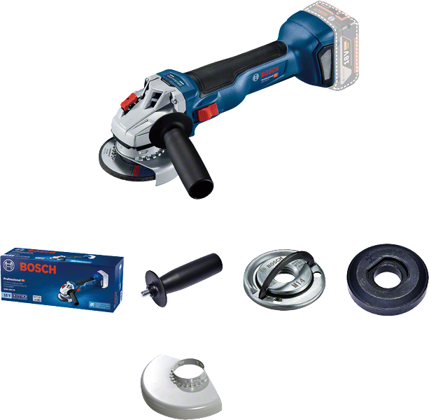 Bosch GWS 18V-10 sladdlös vinkelslipsats.