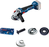 Bosch GWS 18V-10 sladdlös vinkelslipsats.
