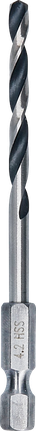 Bosch HSS PointTeQ sexkantsborr 4,2 mm för snabb borrning.