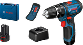 Bosch GSB 12V-15 sladdlös borrmaskin med väska.